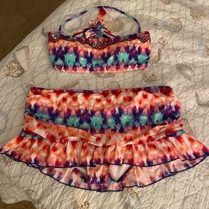 Kenneth Cole Reaction two piece swimsuit